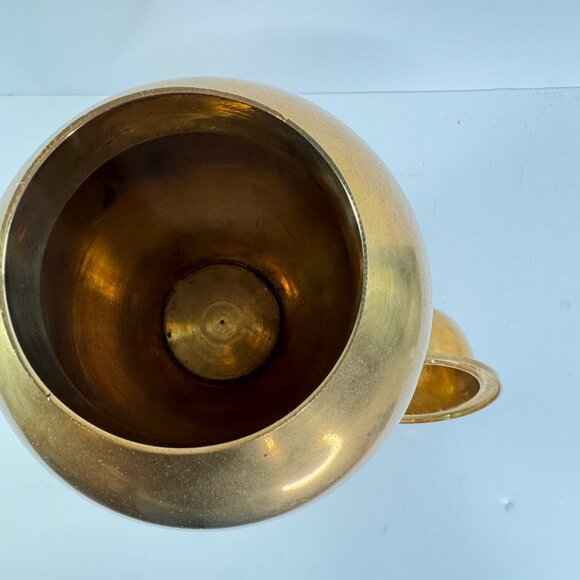vintage tall large brass urn shaped container with lid 14" tall - Picture 4 of 7